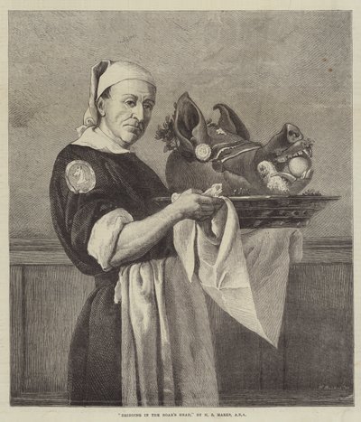 Het Binnenbrengen van het Zwijnshoofd door Henry Stacey Marks