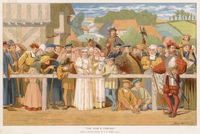 De komst van de koning door Henry Stacey after Marks