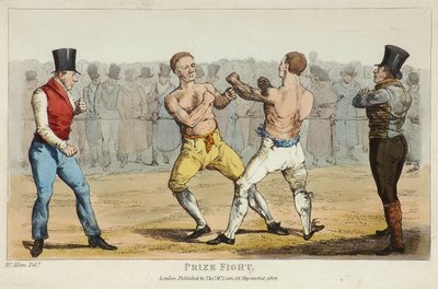 Prijsgevecht door Henry Thomas (after) Alken