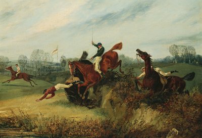 Een Incident in de Lucas Winterbijeenkomst door Henry Thomas Alken