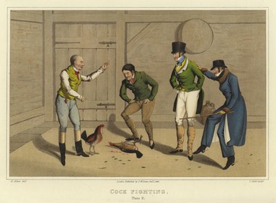 Hanenvechten door Henry Thomas Alken