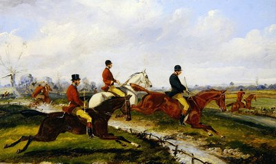 Jachtscène door Henry Thomas Alken