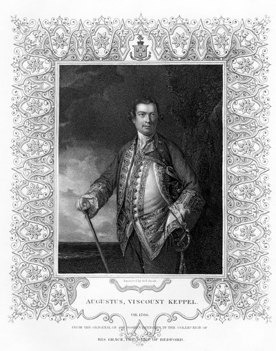 Augustus Keppel, Burggraaf Keppel door Henry Thomas Ryall