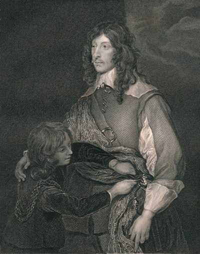 George, Lord Goring, begin-midden 19e eeuw door Henry Thomas Ryall