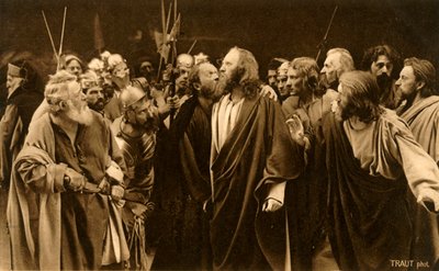 Judas verraadt zijn meester door Henry Traut