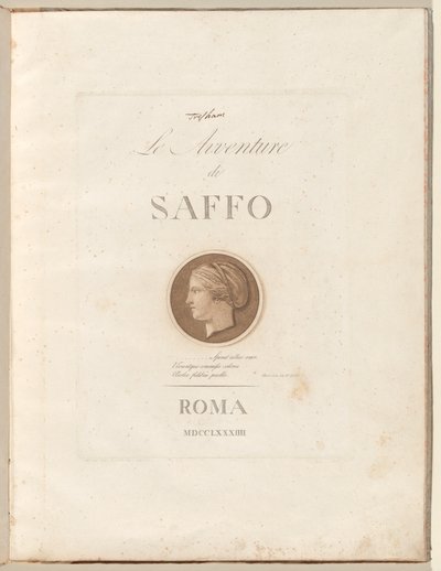 Le Avventure di Saffo door Henry Tresham