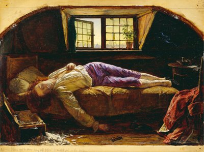De Dood van Chatterton door Henry Wallis
