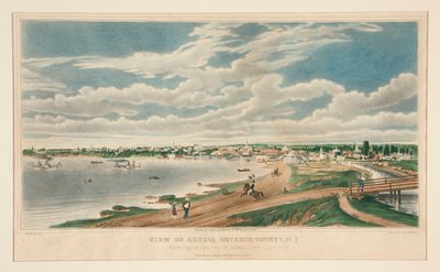 Uitzicht op Geneva, Ontario County, N.Y. door Henry Walton