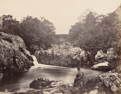 Brug bij Betws-y-Coed,c. 1858 (foto) door Henry White
