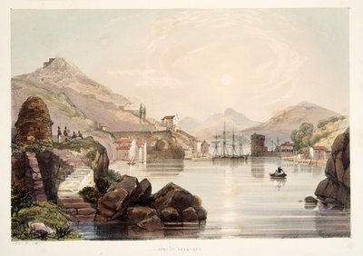 Haven van Passages, uit Schetsen van landschappen in de Baskische provincies van Spanje, met een selectie van nationale muziek, uitgegeven 1838 door Henry Wilkinson