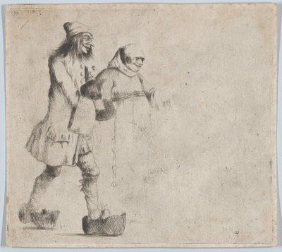 Gelukkige boer en monnik, 1770 door Henry William Bunbury