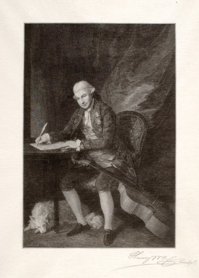 Karl Friedrich Abel door Henry Wolf