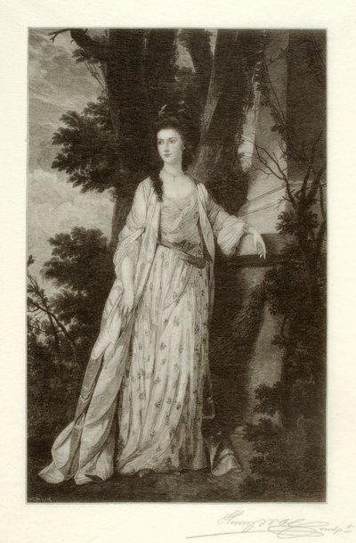 Lady Stanhope door Henry Wolf