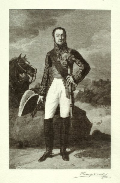 Nicolas Charles Oudinot door Henry Wolf