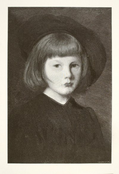 Portret van Jerome, zoon van de kunstenaar door Henry Wolf