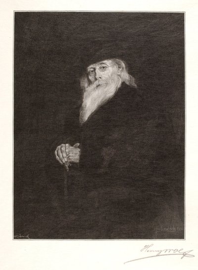 Professor Edward Emerson door Henry Wolf