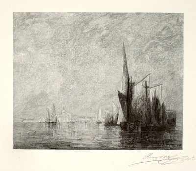 San Giorgio, Venetië door Henry Wolf