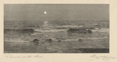 De Schemering door Henry Wolf, after Alexander Harrison