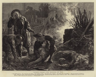 Drieënnegentig, de Verschrikking van de Oorlog door Henry Woods