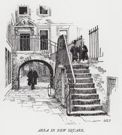 Gebied in New Square door Herbert (after) Railton