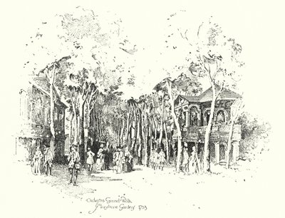 Orkest Grand Walk, Marylebone Gardens door Herbert (after) Railton