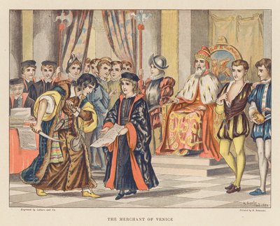Shakespeare voor de jeugd: De koopman van Venetië door Herbert (after) Sidney