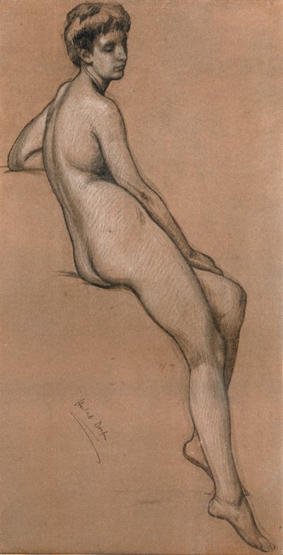Studie van Lijn door Herbert Draper, ca. 1903 door Herbert James Draper