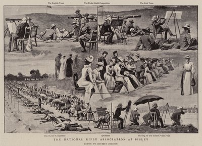 De Nationale Schietvereniging bij Bisley door Herbert Johnson