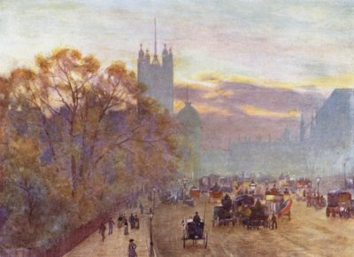 De benadering van Westminster door Herbert Menzies (after) Marshall