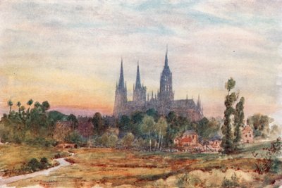 Bayeux vanuit de Weiden door Herbert Menzies Marshall