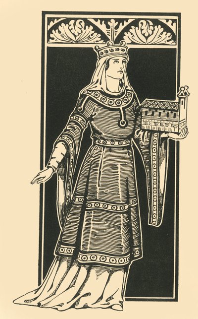 De keizerin Cunigunda, 1002-1024, 1924 door Herbert Norris
