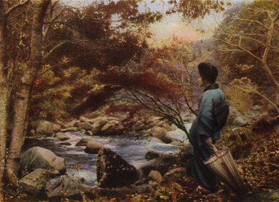 Herfst in Miyanoshita door Herbert Ponting