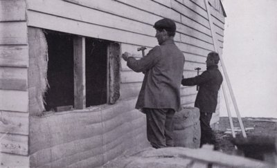 De hut werd opgericht door Herbert Ponting