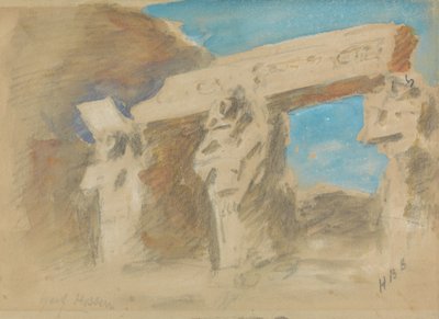 Tempel van Gerf Hussein door Hercules Brabazon Brabazon