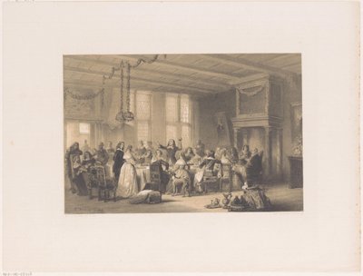 Toost tijdens een bruiloftsmaal in de zeventiende eeuw door Herman Frederik Carel ten Kate