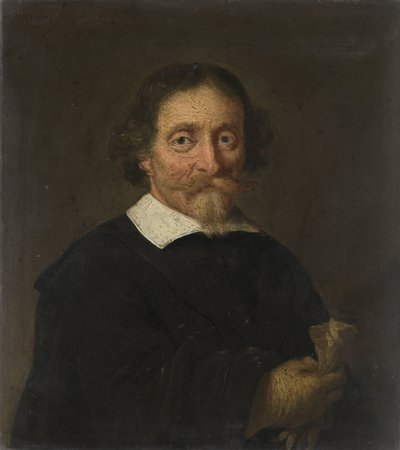Portret van een man door Herman Meynderts Doncker