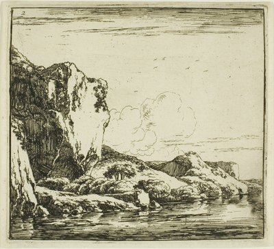 Rotsachtig landschap door Herman Naijwincx