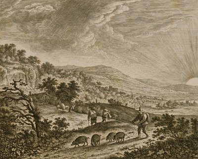 Le Porcher door Herman Saftleven