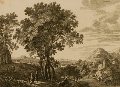 Landschap door Herman van Swanevelt