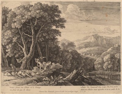 Venus Treurt om de Dood van Adonis door Herman van Swanevelt