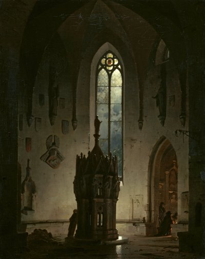 Vervallen kapel door Hermann Dyck