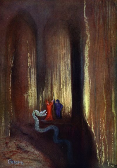 Donkere grot door Hermann Hendrich