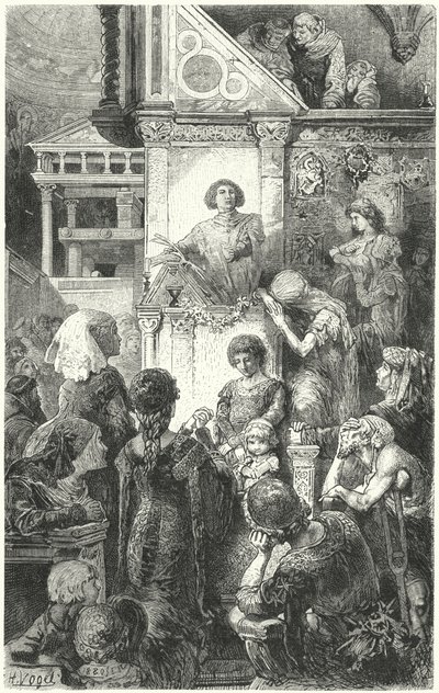 Giovanni Boccaccio leest Dante