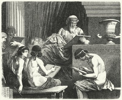 Solon, wetgever van Athene door Hermann Vogel