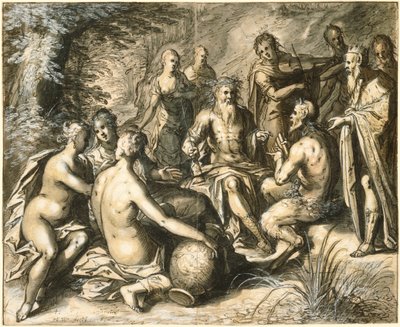 Het oordeel van Midas door Hermann Weyer