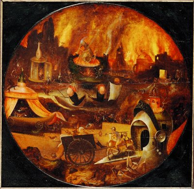 Hel (schilderij op eikenhout) door Herri met de (c.1510-p.1550) Bles