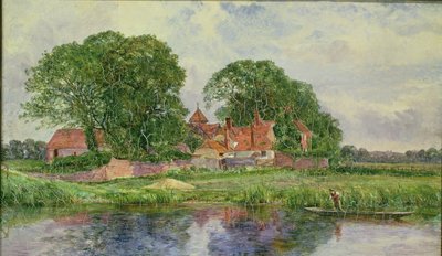 Het oude landhuis door Heywood Hardy