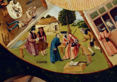 De zeven hoofdzonden en de vier laatste dingen door Hieronymus Bosch