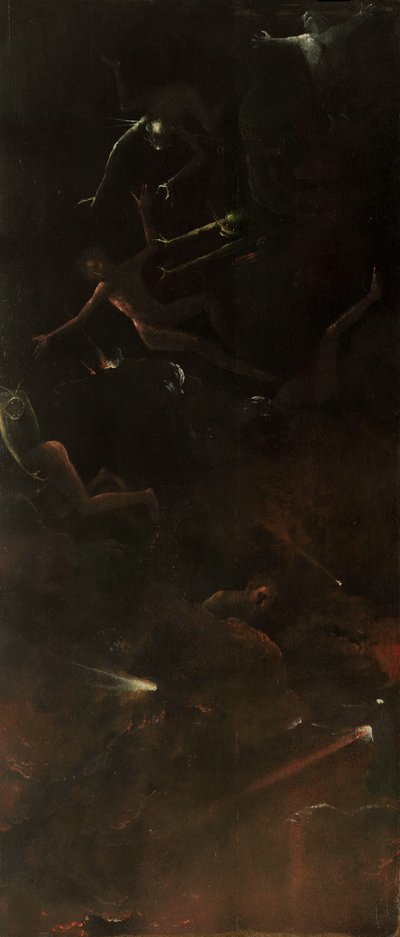 Vier Visioenen van het Hiernamaals, ca. 1490-1510 door Hieronymus Bosch