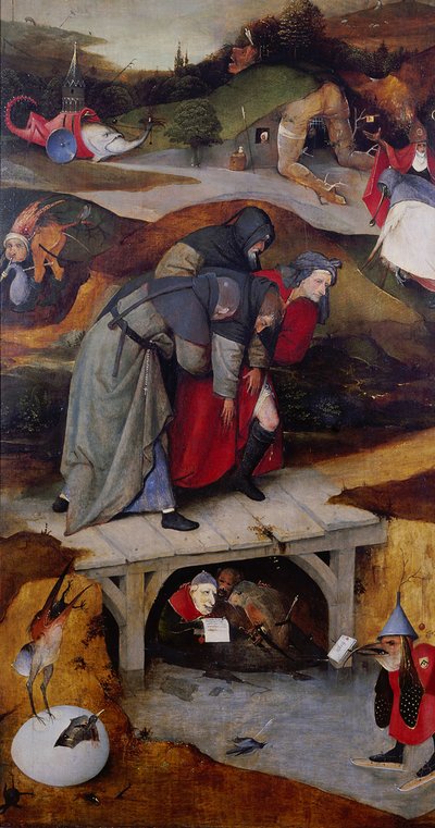 De Verleiding van Sint Antonius (detail), Tussen 1495 en 1515 door Hieronymus Bosch